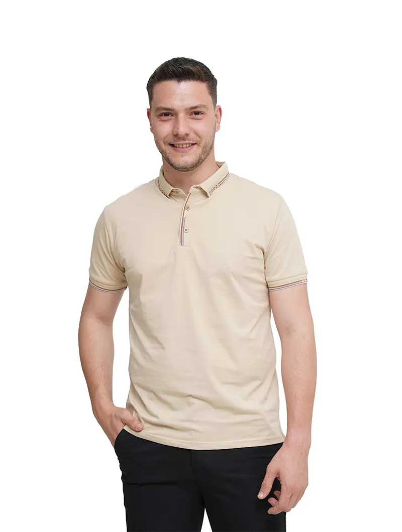 Polo en piqué de coton